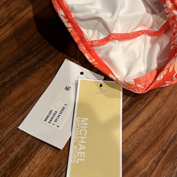 Michael Kors Bandeau Cut Out One Piece - Picture 14 of 15